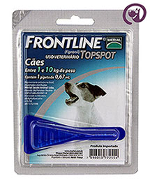 Imagem Frontline Top Spot Cão até 10kg (0,7ml)