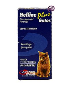 Imagem Helfine Plus Gatos 2 comprimidos
