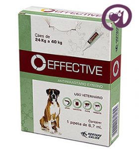 Imagem Effective Cães 24 a 40kg 6,7ml Antipulgas e Carrapatos
