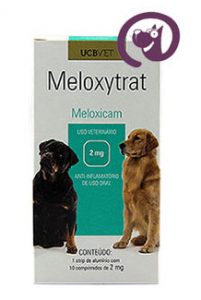 Imagem Meloxytrat 2mg 10 comp. Anti-inflamatório Cães