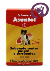 Imagem Sabonete Asuntol Cães 80g contra pulgas e carrapatos